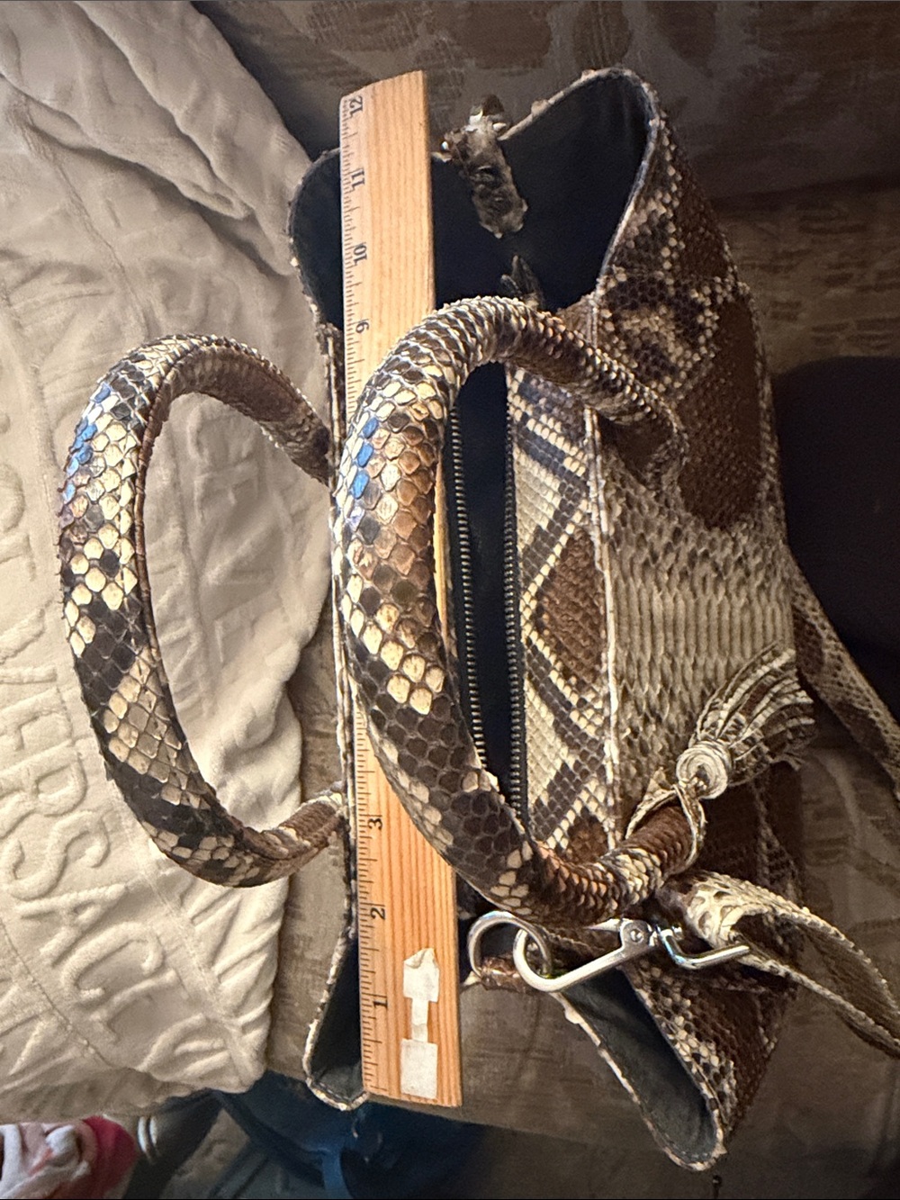 Python custom satchel bag - Picture 10 of 12